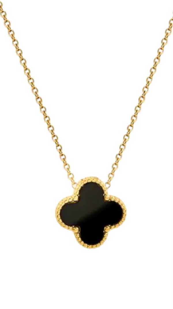 Black branded pendant