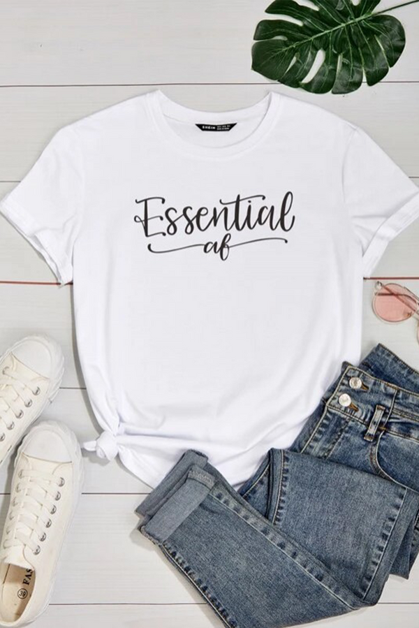 Letter Graphic Tee