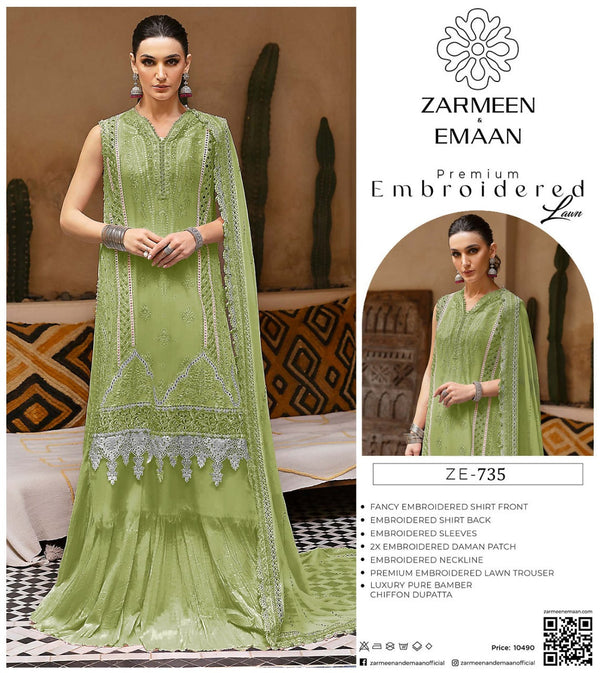 Premium Embroidered Lawn