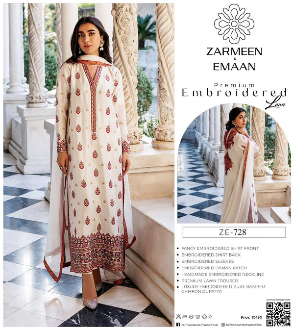 Premium Embroidered Lawn