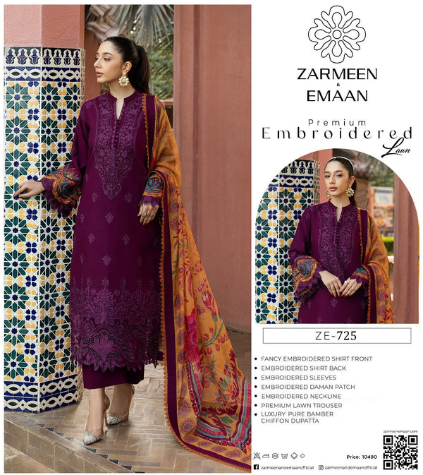 Premium Embroidered Lawn