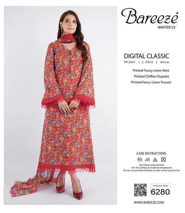 Bareezé Digital Classic 3-Piece Winter Suit