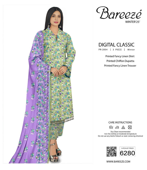 Bareezé Digital Classic 3-Piece Winter Suit
