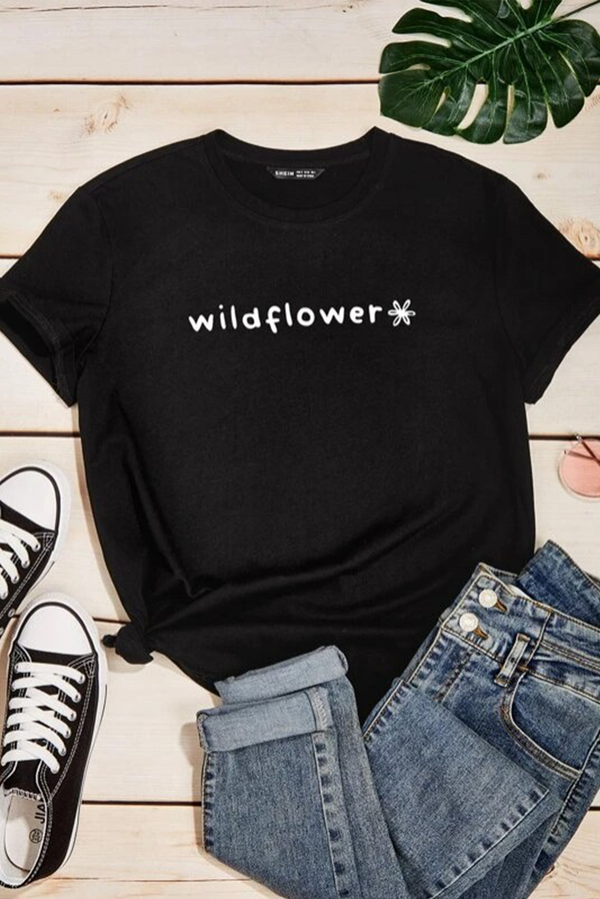 Wild Flower & Graphic Tee