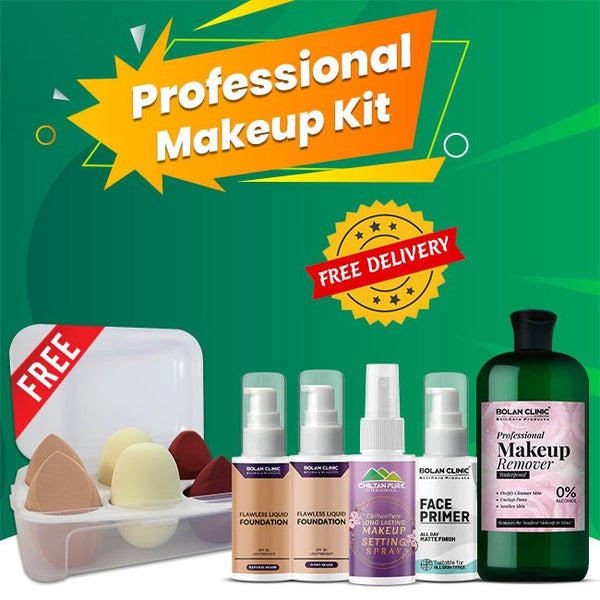 Professional Makeup Kit - Nourishing Makeup Essentials For Flawless Makeup Look & Beautiful Skin!